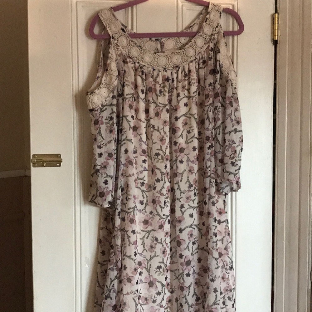 Daniel rainn cold shoulder dress